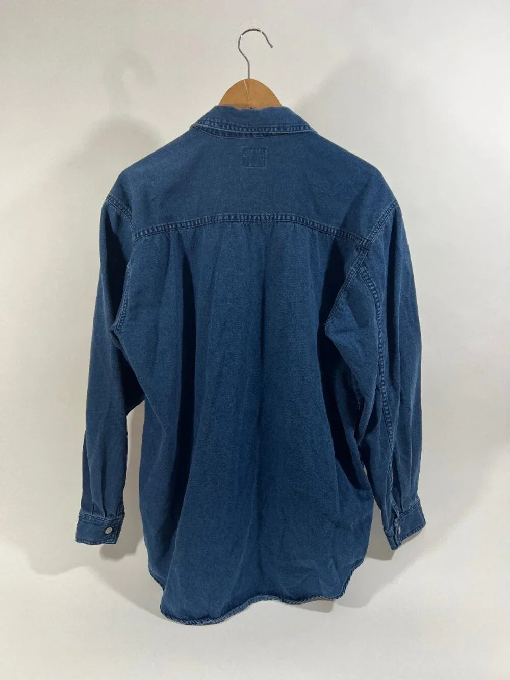 VTG 90s Levis Red Tab Blue Denim Shirt Button Down Long Sleeve Men’s LARGE Y2K